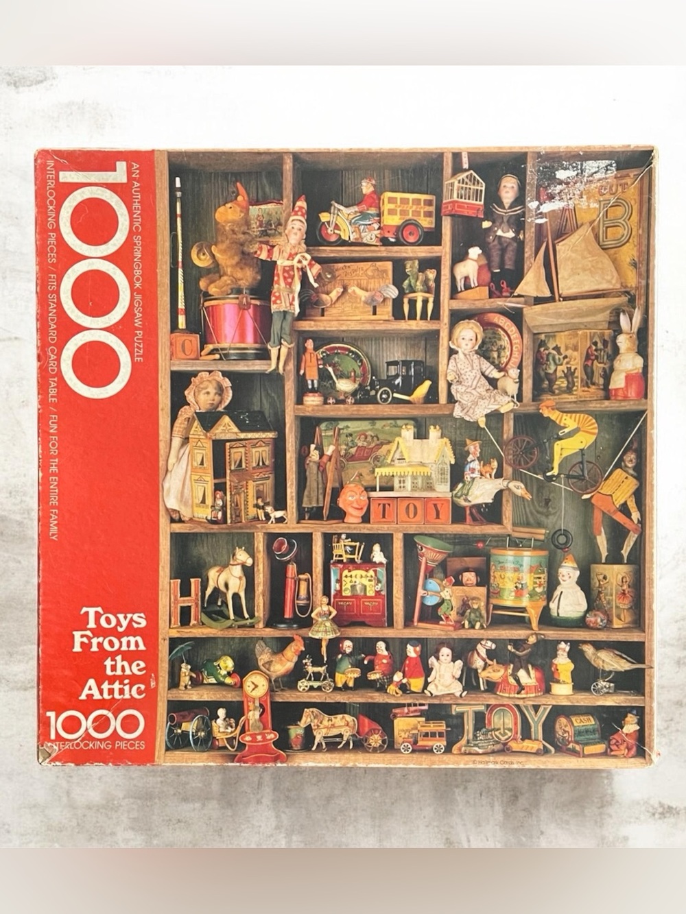 🧩 Vintage Springbok Toys From the Attic 1000-Piece Jigsaw Puzzle